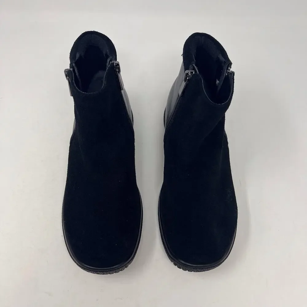 DREW Kool Suede Leather Boots Comfort Walking Wide Width Women’s Size 6W